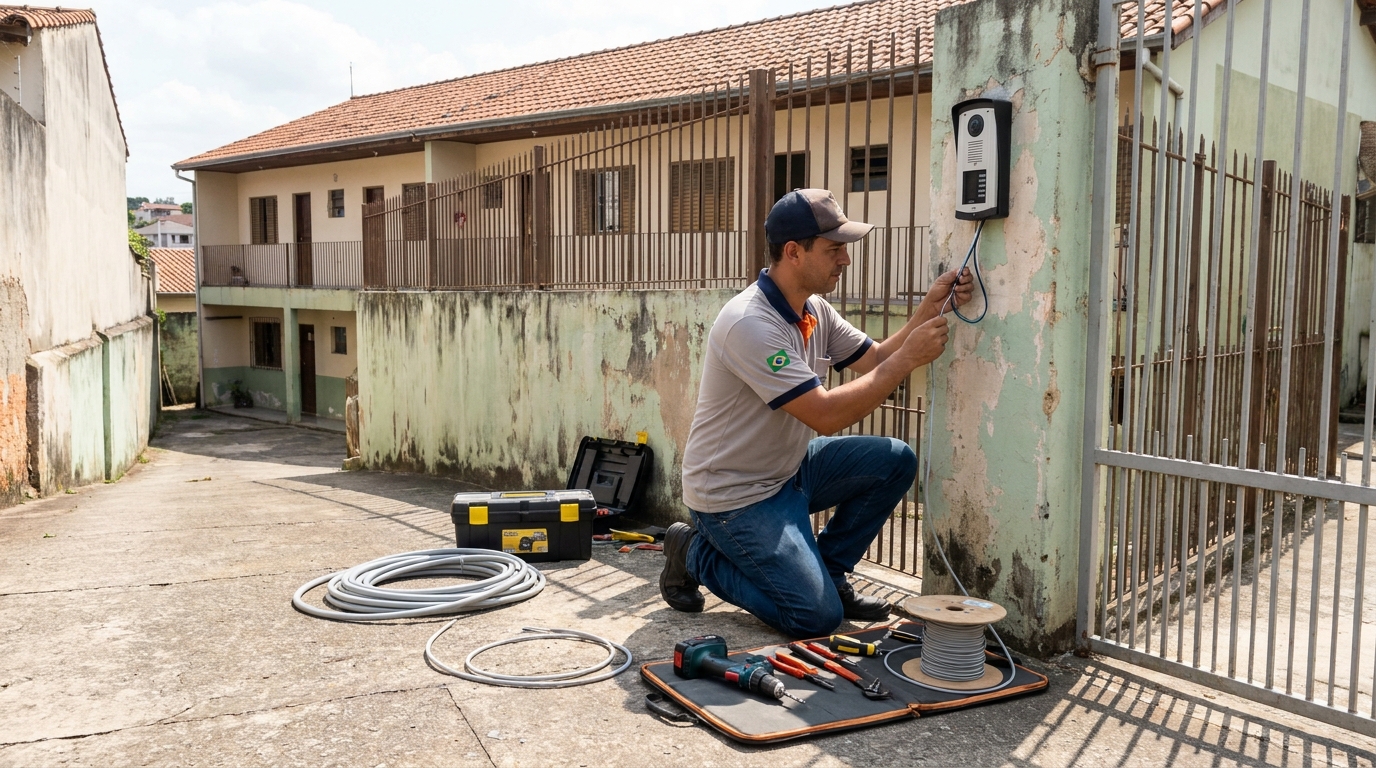 Instalacao de interfone residencial em Santa Maria‑RS