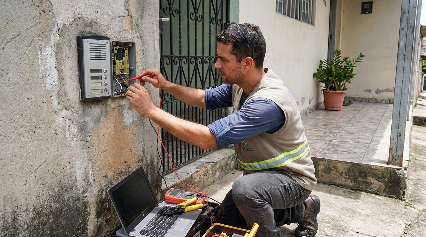 Reparo de interfone em Santa Maria‑RS